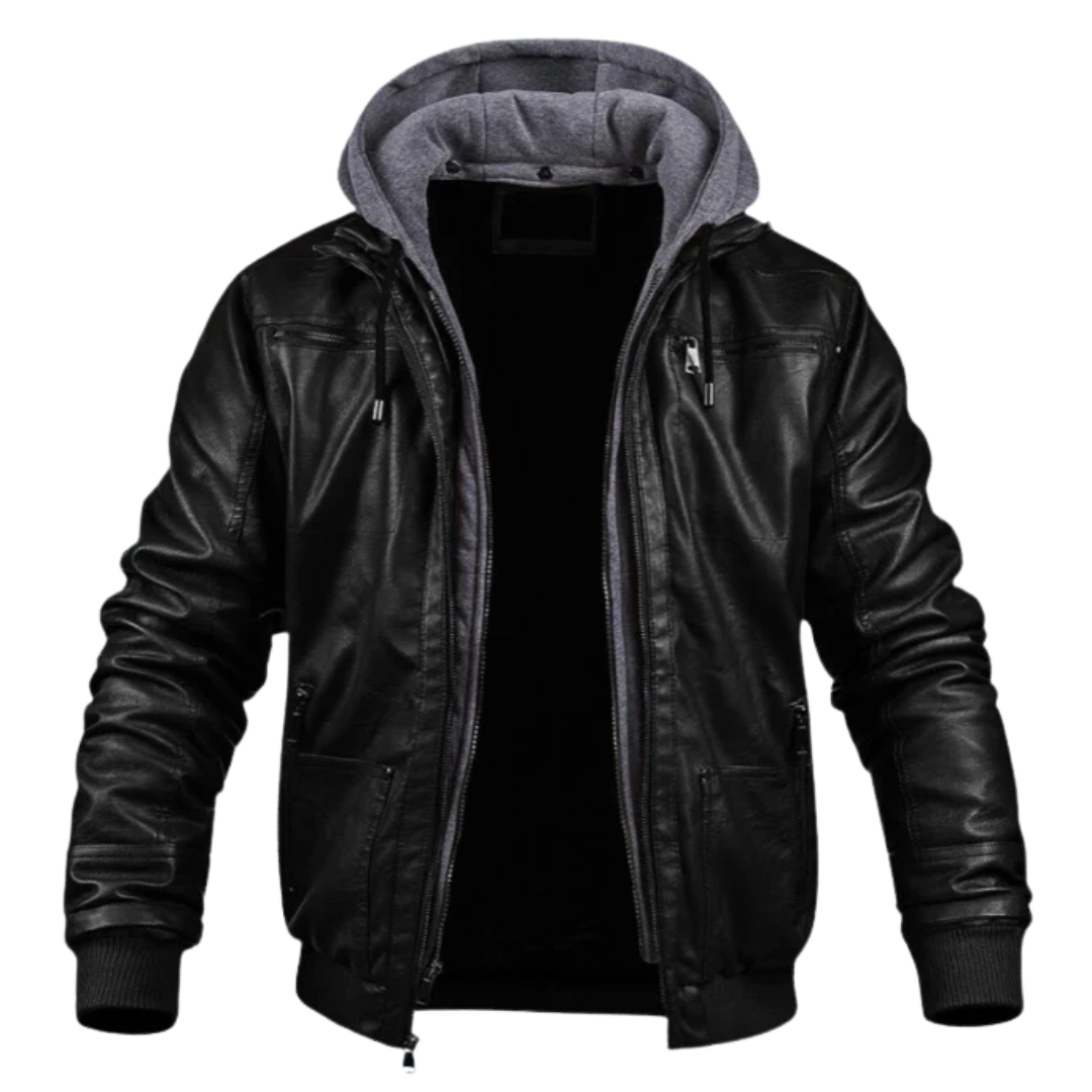 Damon | Leather Winter Jacket