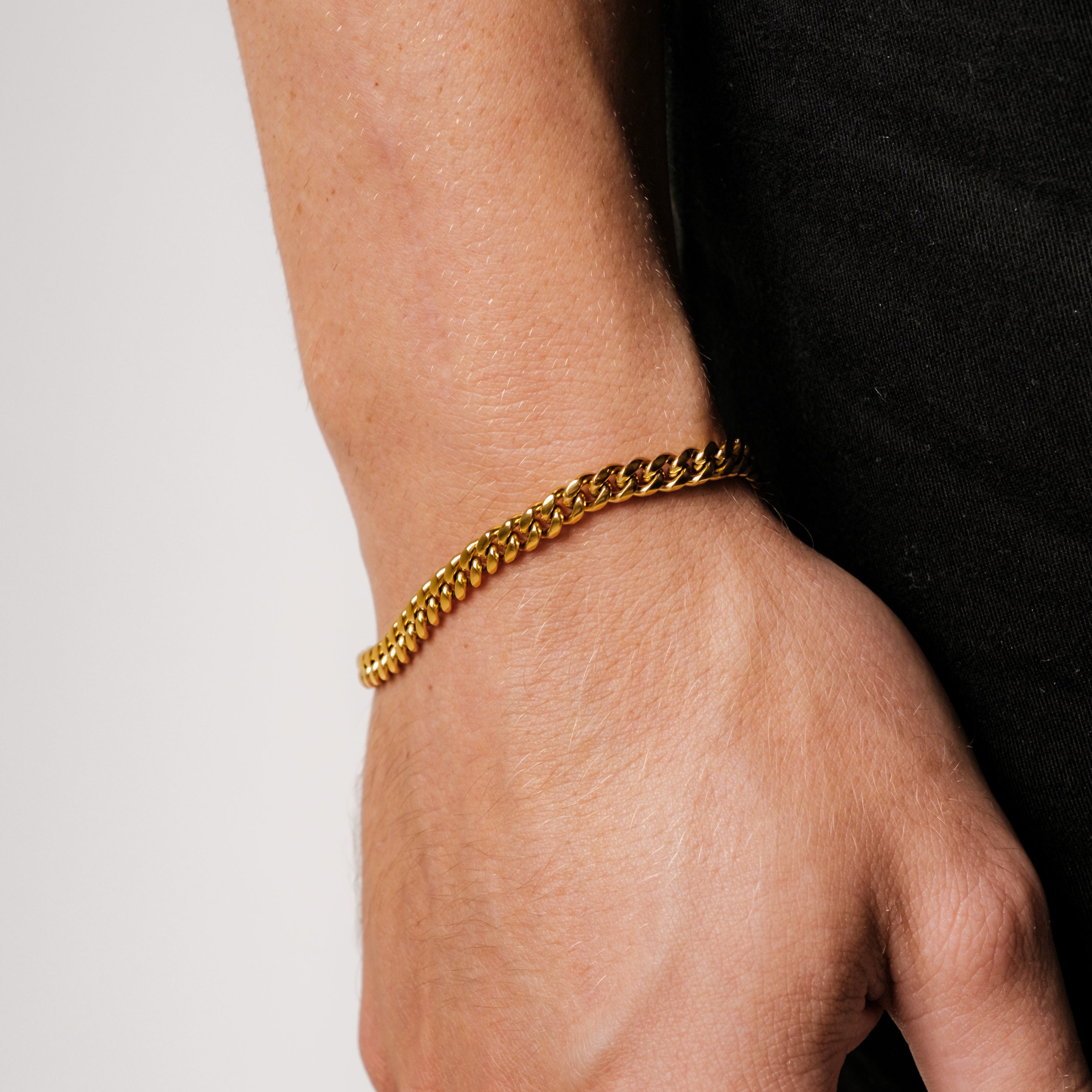 Cuban Bracelet 5MM (Gold)