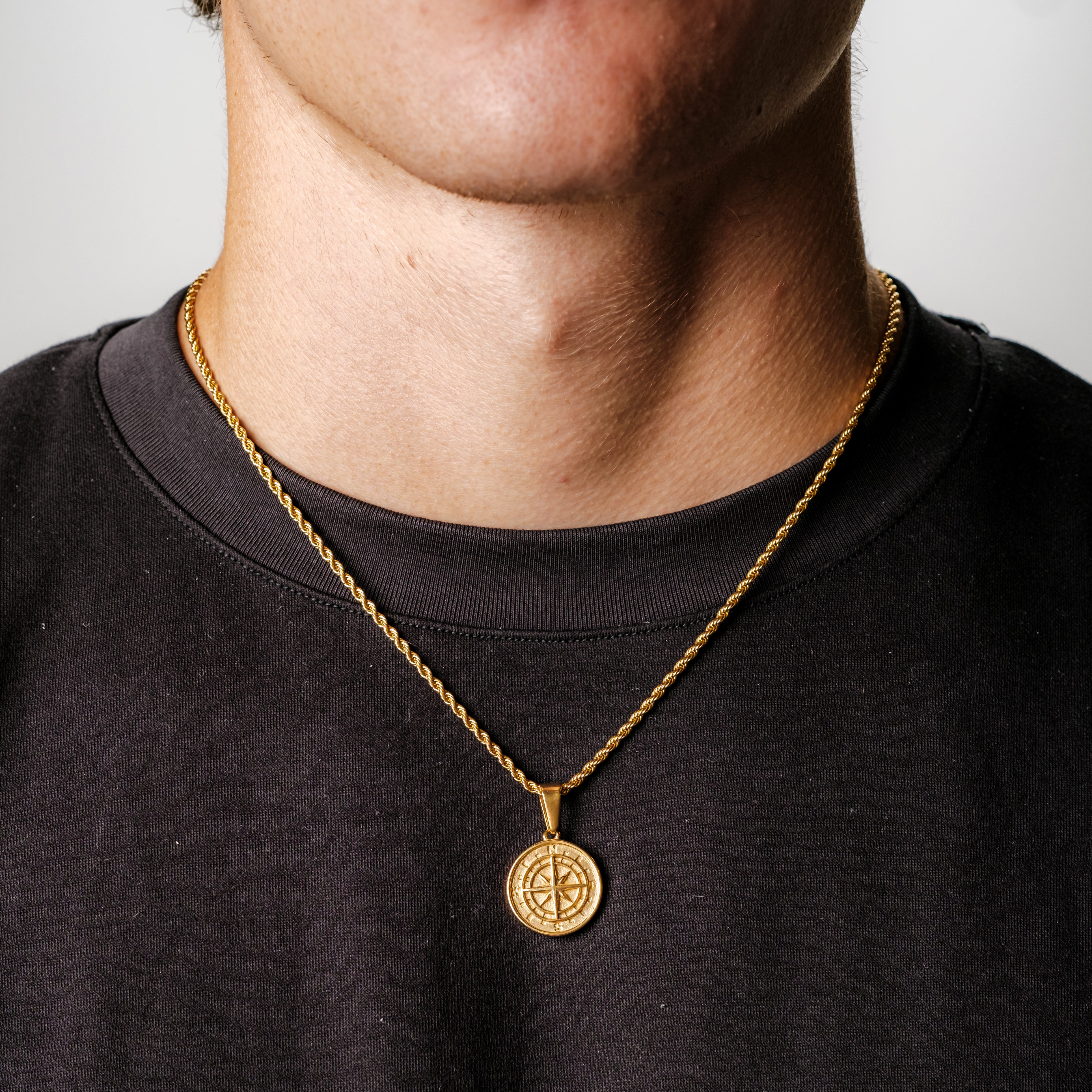 Compass Pendant (Gold)