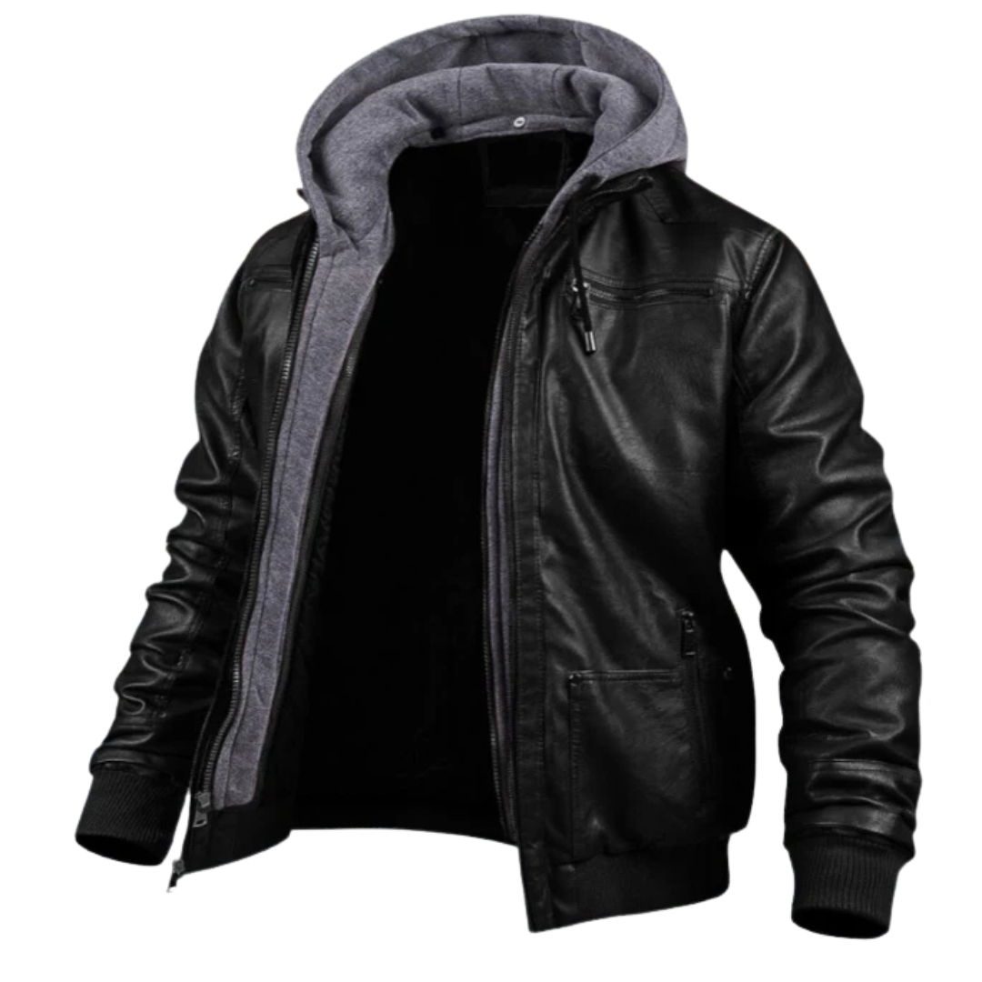 Damon | Leather Winter Jacket